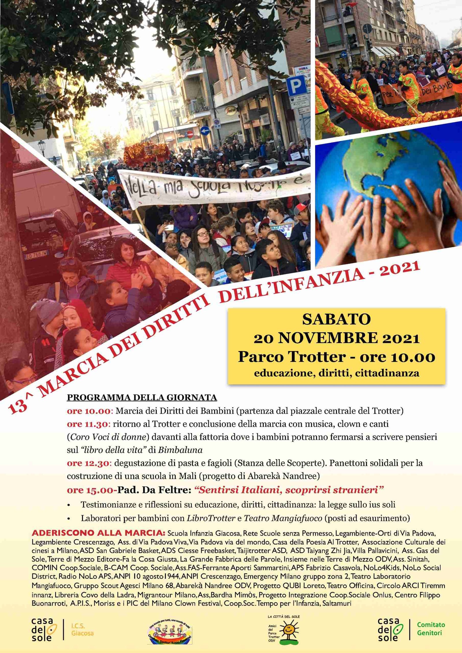 13^ MARCIA DEI DIRITTI DELL'INFANZIA