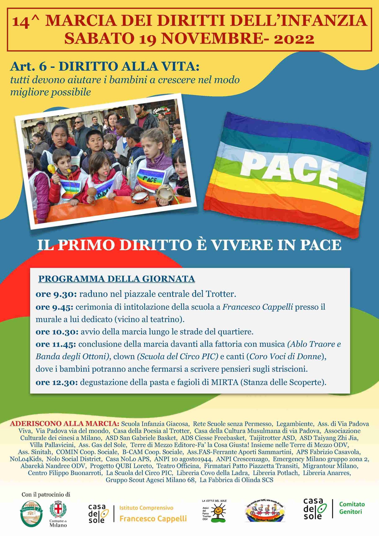 14^ MARCIA DEI DIRITTI DELL'INFANZIA