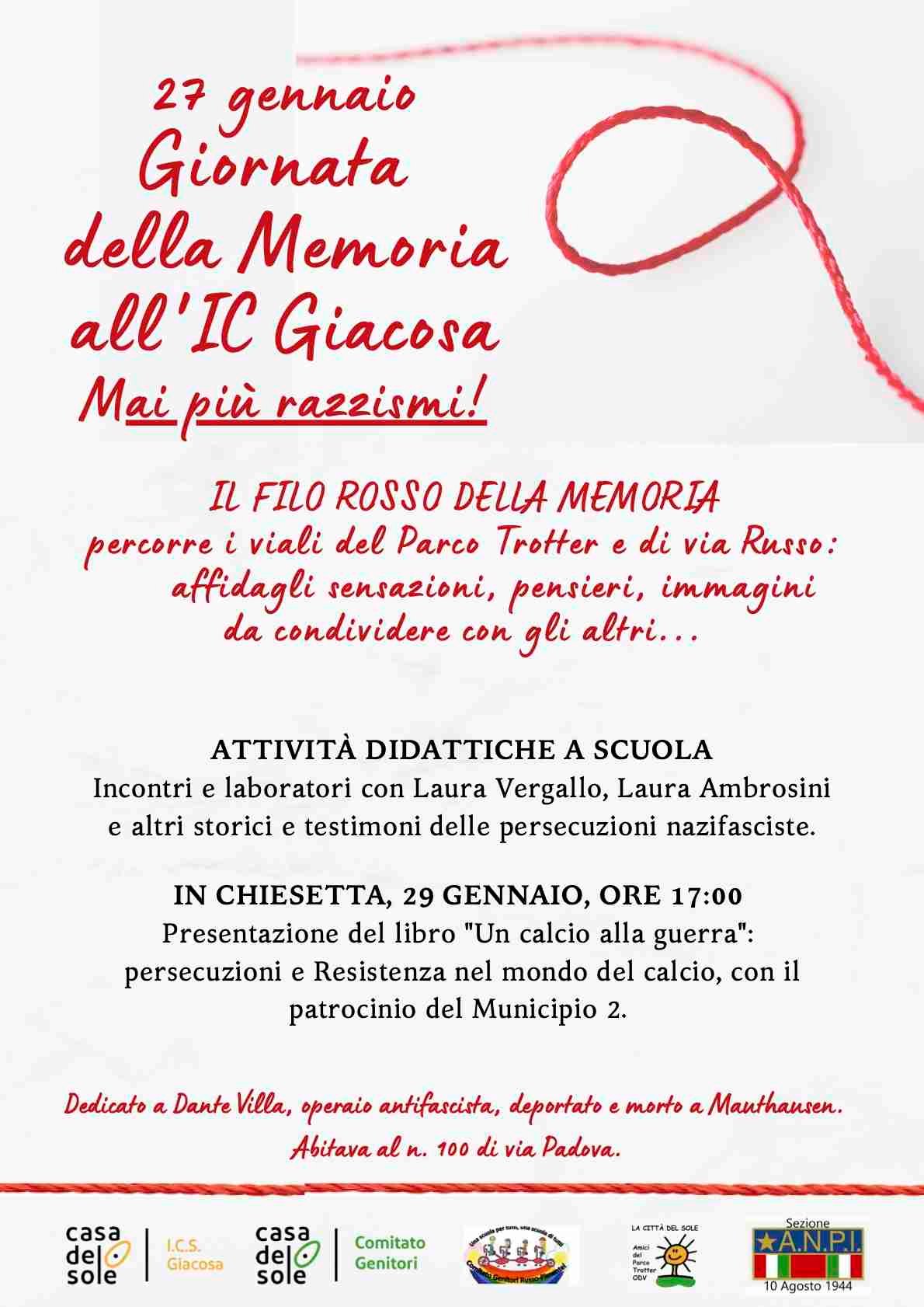 GIORNATA DELLA MEMORIA