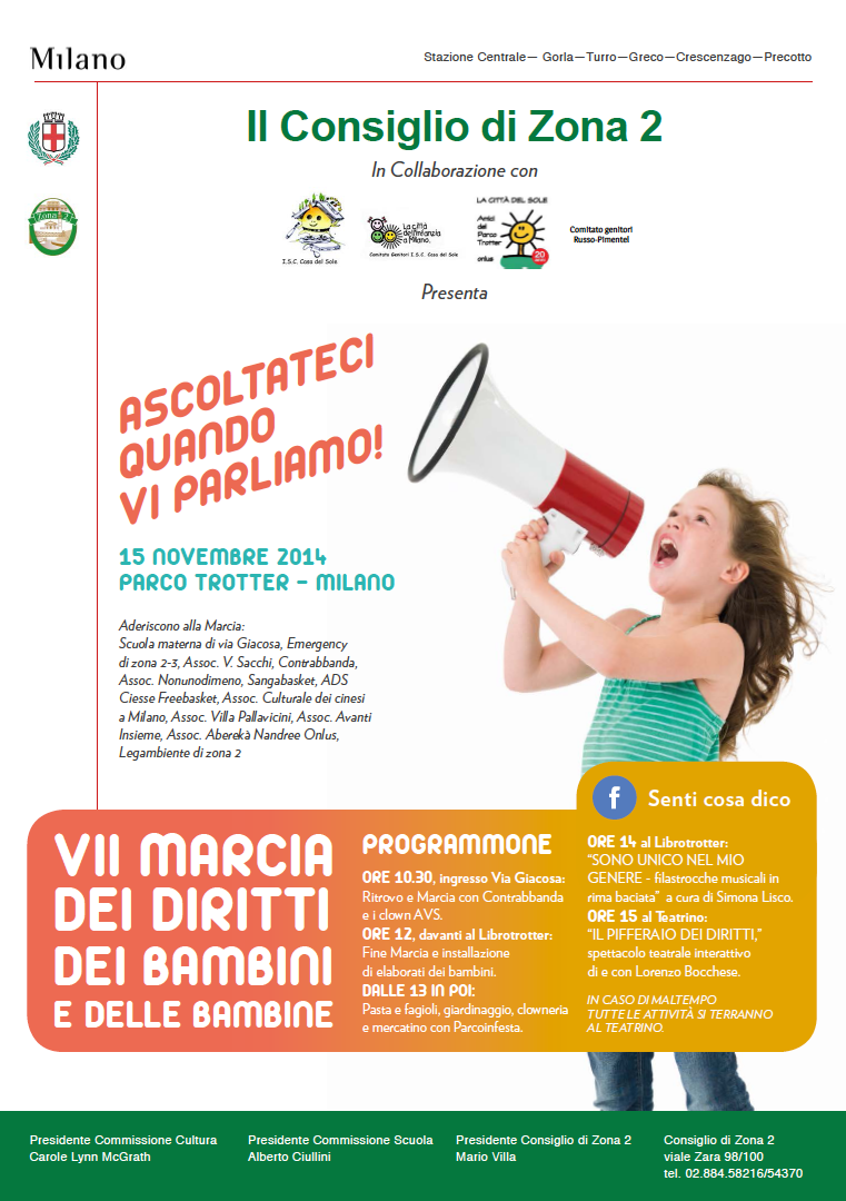 7^ MARCIA DEI DIRITTI DELLE BAMBINE E DEI BAMBINI