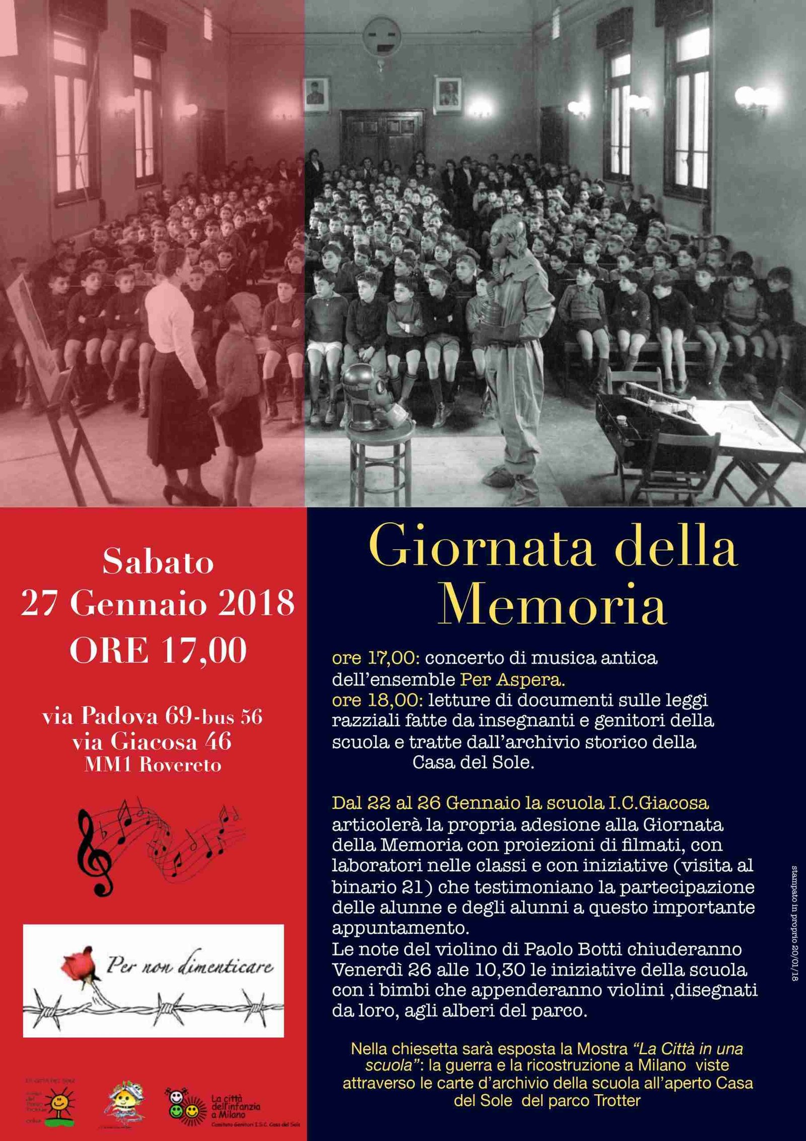 Giornata della Memoria 2018