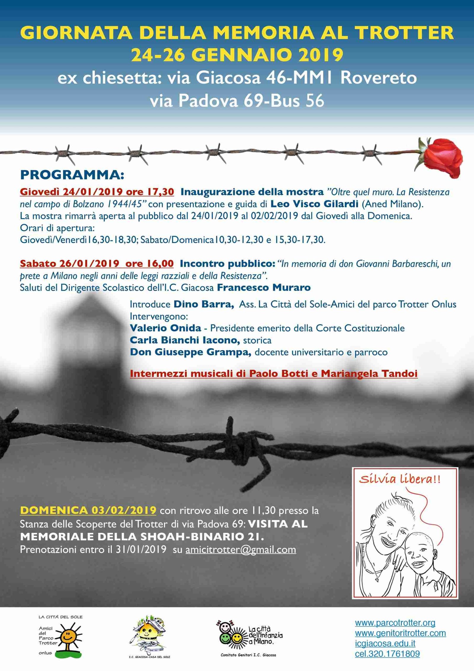 Giornata della Memoria 2019