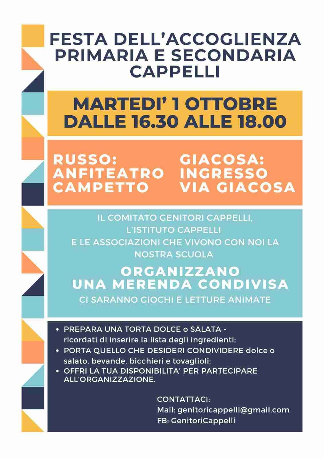 FESTA DELL'ACCOGLIENZA I.C. CAPPELLI