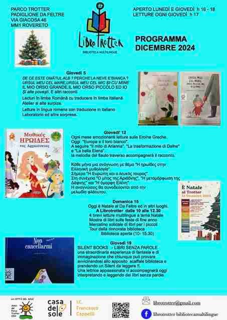 LIBROTROTTER BIBLIOTECA MULTILINGUE- MESE DI DICEMBRE 2024