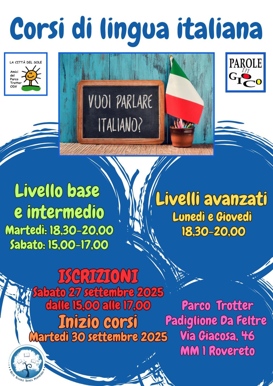 ISCRIZIONE AL CORSO DI ITALIANO 