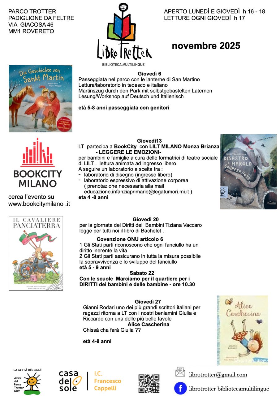 LIBROTROTTER BIBLIOTECA MULTILINGUE - NOVEMBRE 2025
