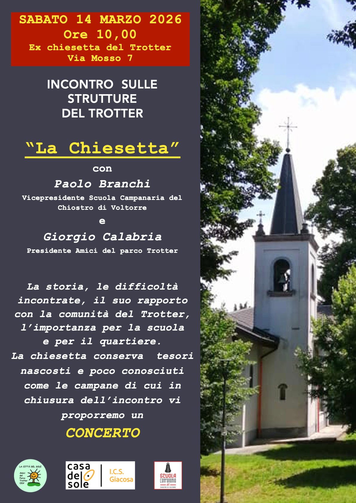 LA CHIESETTA DEL PARCO TROTTER