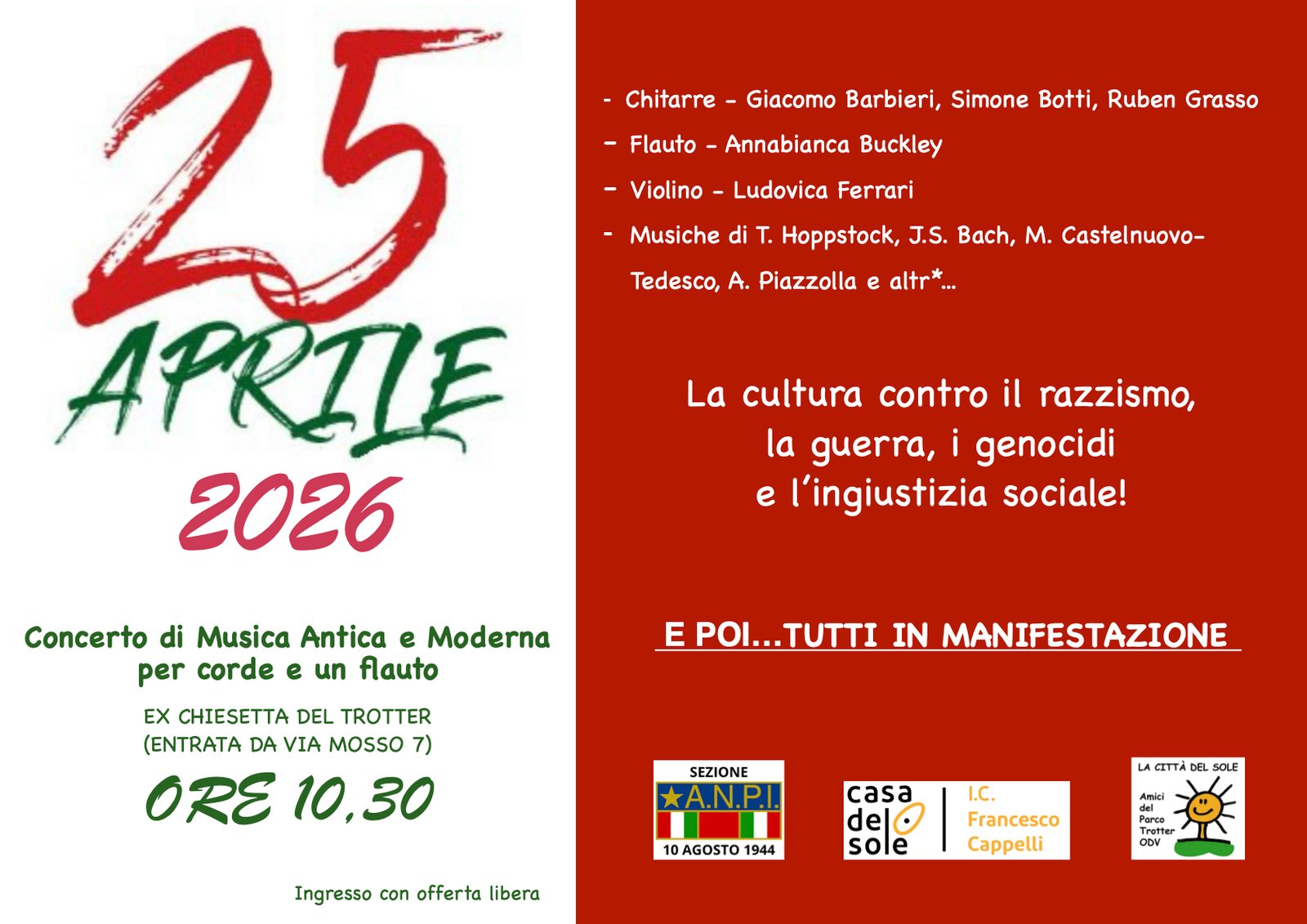 25 APRILE 2026