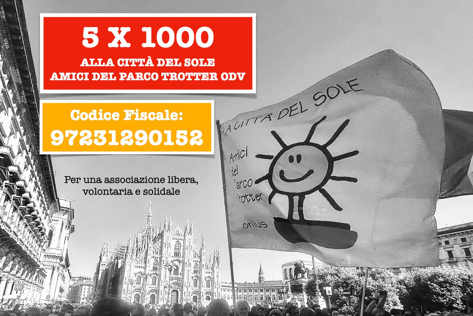 DONA IL TUO 5 X 1000 AGLI AMICI DEL PARCO TROTTER