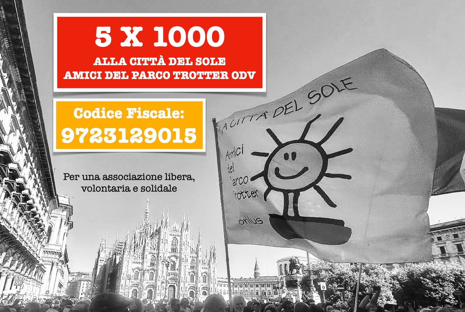 DONA IL TUO 5 X 1000 AGLI AMICI DEL PARCO TROTTER