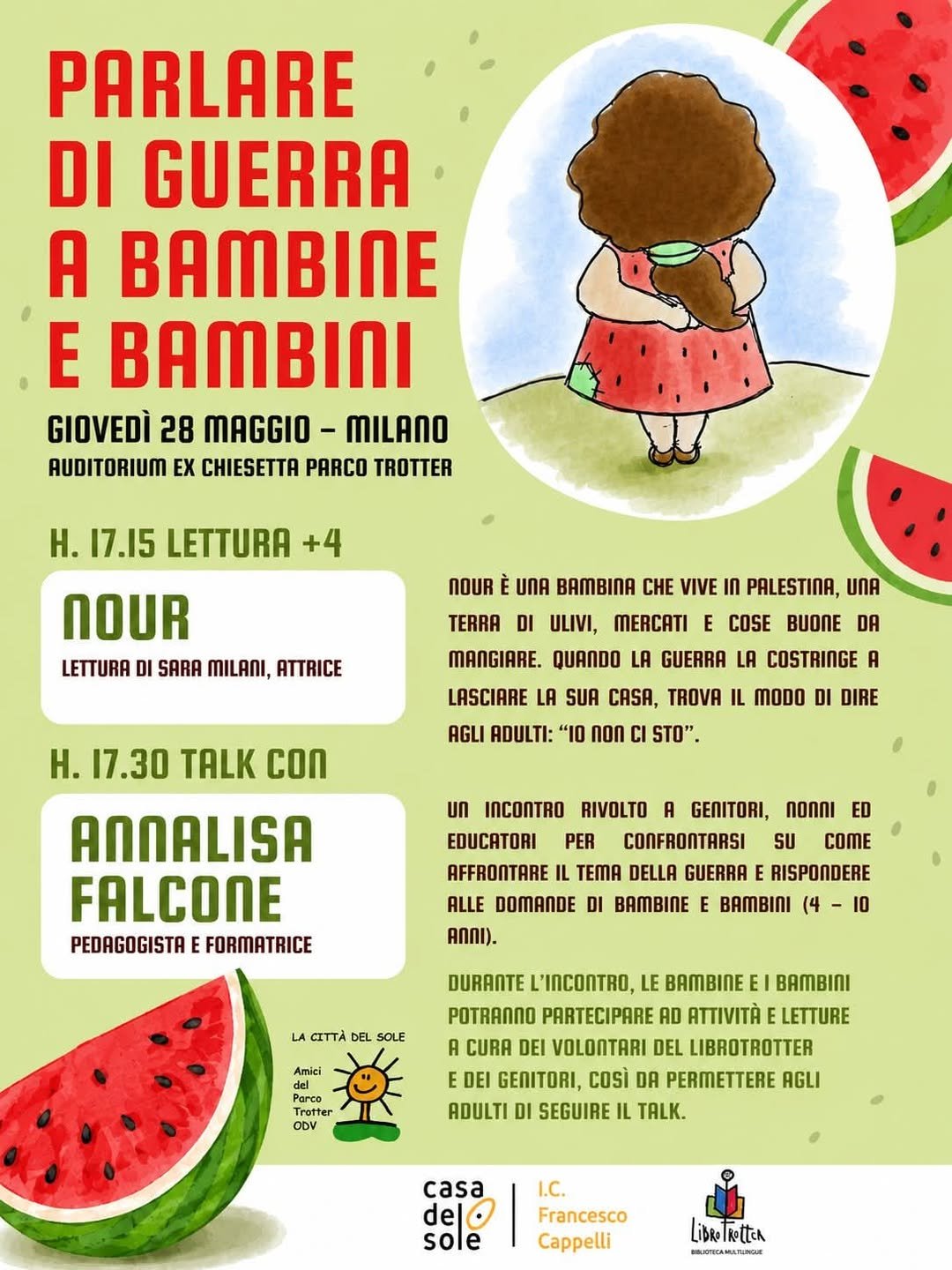 PARLARE DI GUERRA AI BAMBINI E ALLE BAMBINE